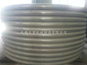 半圓管上進行過拋光后 半圓管上進行過拋光后